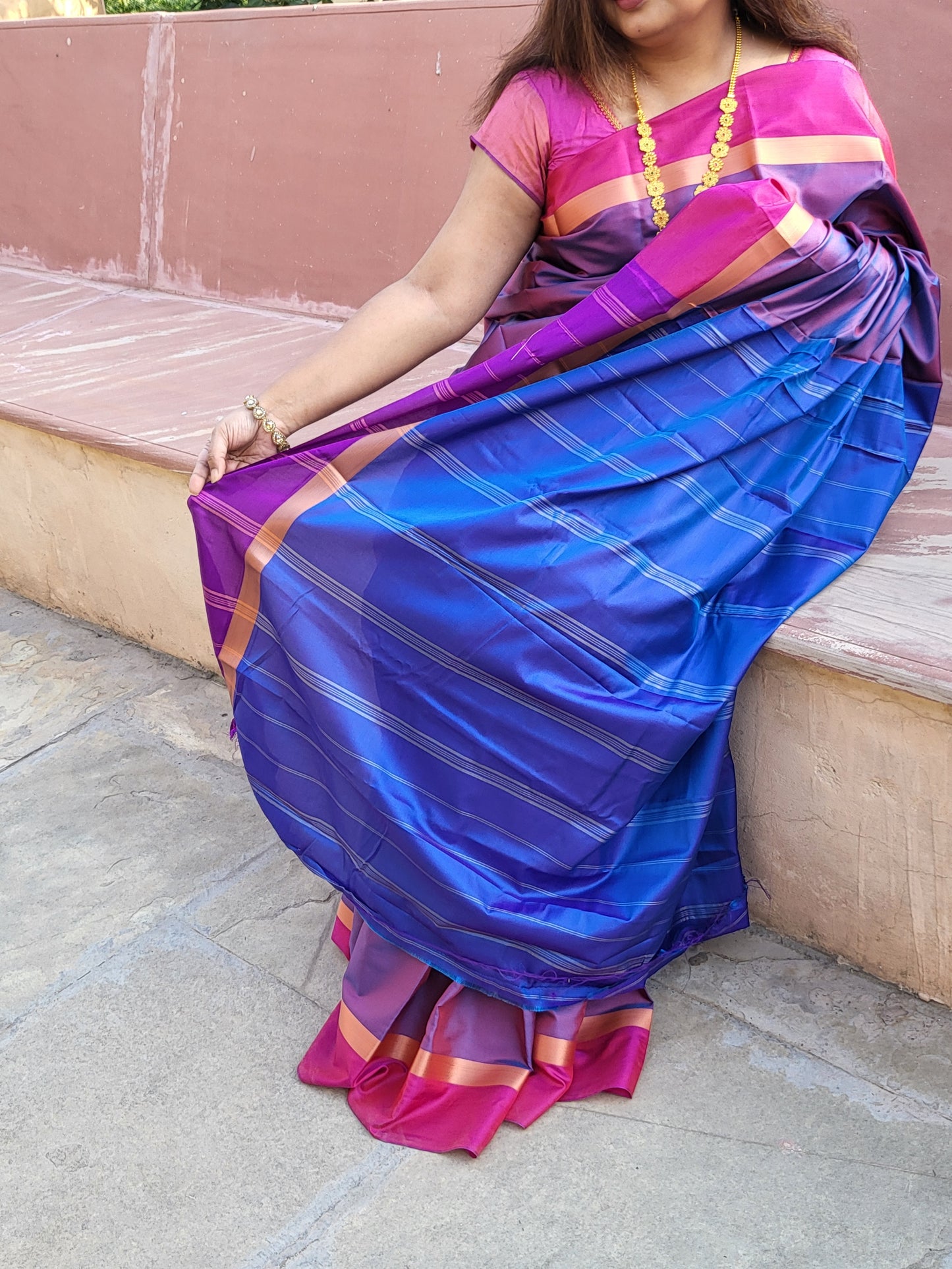 Dhup Chao Fancy Silk Saree