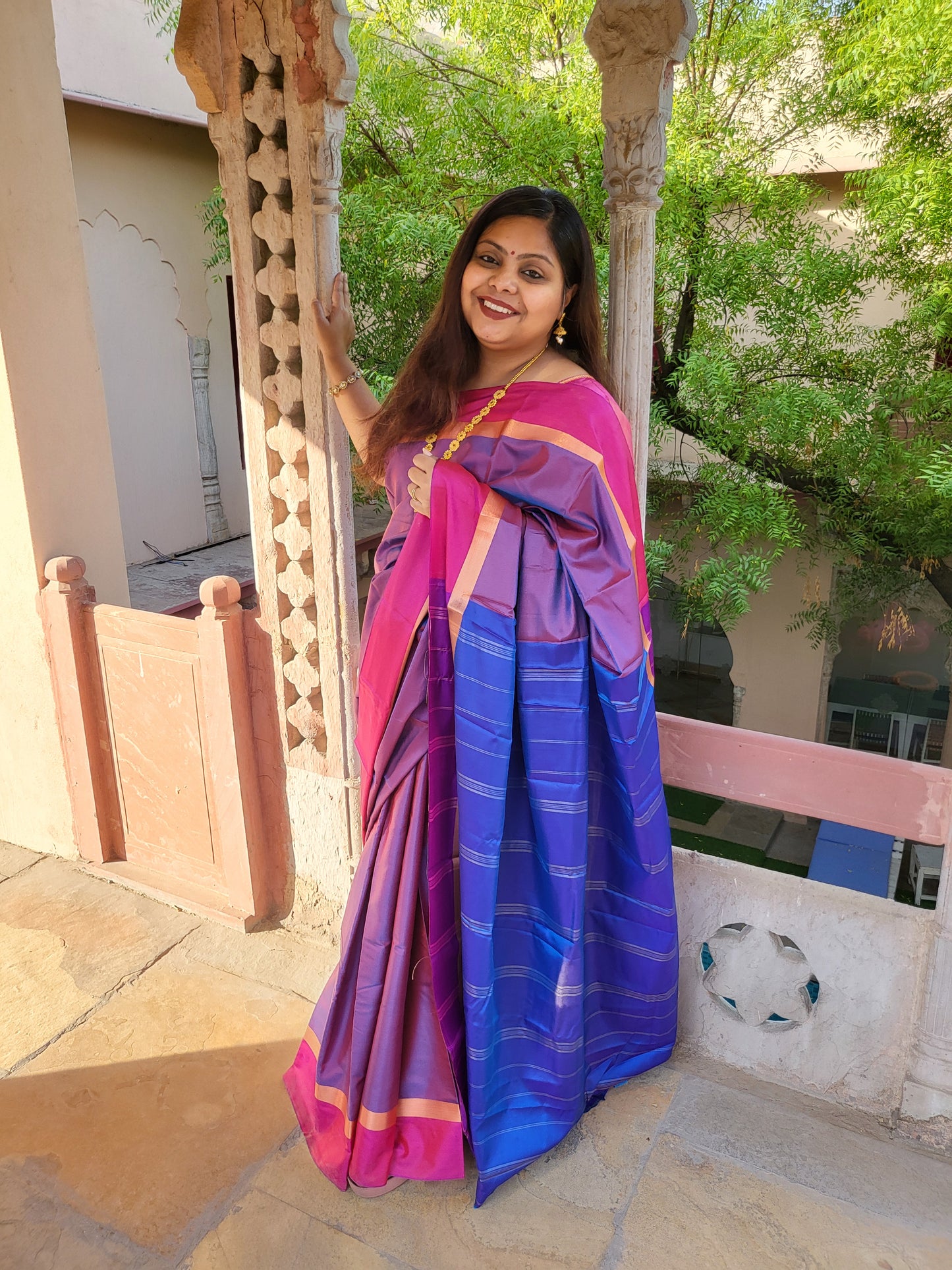 Dhup Chao Fancy Silk Saree